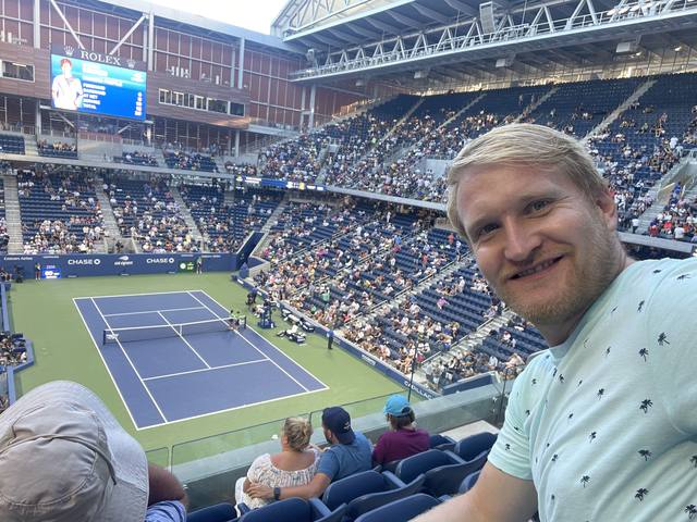 At the US Open, New York (2022)